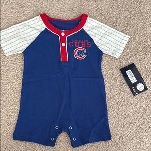 NWT- Chicago Cubs Baby Romper- size 12M